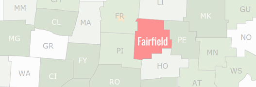 Fairfield County Map