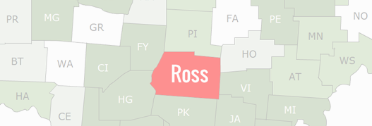 Ross County Map