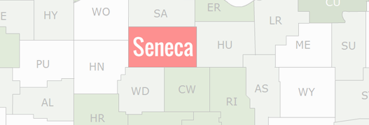 Seneca County Map